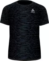 Odlo T-Shirt Korte Mouwen Crew Neck Blackcomb Ceramico ZWART - Maat XL