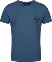 Regatta - Men's Cline IV Graphic T-Shirt - Outdoorshirt - Mannen - Maat L - Blauw