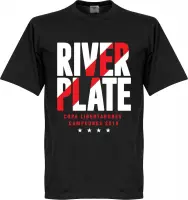 River Plate Copa Libertadores 2018 Winners T-Shirt - Zwart - S