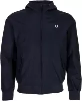 Fred Perry Brentham Hooded Jacket Heren Sportjas casual - Maat S  - Mannen - blauw