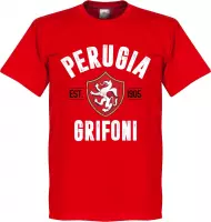 Perugia Established T-shirt - Rood - XXXXL