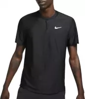 Nike Court Breathe Adventage  Sportshirt - Maat L  - Mannen - Zwart/Wit