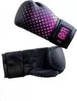 Hybride bokshandschoenen BXR | zwart-roze | 10 oz