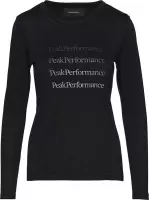 Peak Performance  - Ground LS Women - Dames Longsleeve - S - Zwart