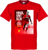 Virgil van Dijk Player of the Year T-Shirt - Rood - XXL