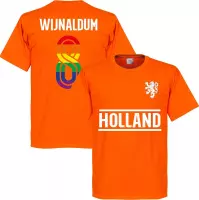 Nederlands Elftal Wijnaldum OneLove Team T-Shirt - Oranje - XS