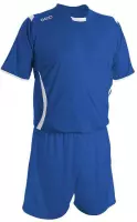 Voetbaltenue kinderen (Voetbalshirt Levante KM inclusief voetbalbroek en voetbalkousen.) in de kleur royal - wit. Maat: XXS (140-152)