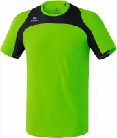 Erima Race Line Running T-shirt - Green Gecco / Zwart | Maat: XL
