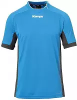 Kempa Prime Shirt Kind Kempa Blauw-Antraciet Maat 140