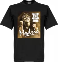 Modric Ballon d'Or Winner T-Shirt - Zwart - XS