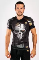 Venum SKULL Rash Guards S/S Zwart Goud maat M