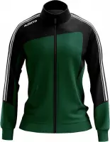 Masita | Trainingsjack Dames - Forza Sportvest - Warm bij Koud weer - Steekzakken - GREEN/BLACK - 34