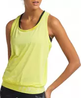 Venice Beach Venice Beach Carlotte Sporttop - Maat L  - Vrouwen - geel