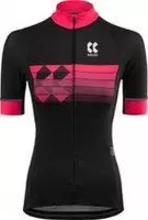 Kalas Motion Z Fietsshirt Dames Zwart/Roze Maat 6/XXL