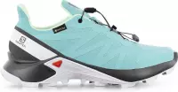 Salomon Supercross GTX W - GORE-TEX - Dames Trail-Running Schoenen Wandelschoenen Turquoise Blauw 409543 - Maat EU 36 2/3 UK 4