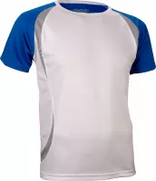 Avento Sportshirt - Heren - Wit/Kobalt/Grijs - XL