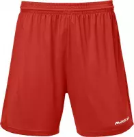 Masita | Sportbroek Heren & Dames - Short Performance - 5cm langer dan regulier - zonder binnenslip - Mesh inzetten - RED - M