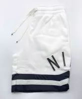 Nike Fleece Shorts (Zwart/Wit) - Maat S