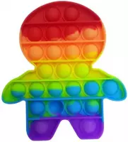 Hoogwaardige Pop-it / Pop It | Anti-Stress Speelgoed / Fidget | Regenboog Poppetje