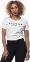 Wolftech Gymwear Crop Top Dames Sport - Wit - L - Fitness - Sportshirt Dames