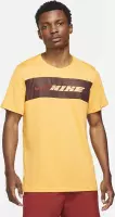 Nike Superset hardloopshirt heren geel