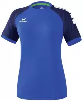 Erima Zenari 3.0 SS Shirt Dames Sportshirt - Maat XXXL  - Vrouwen - blauw/wit