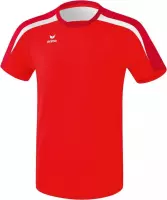Erima Liga 2.0 T-Shirt Kinderen - Rood / Donkerrood / Wit | Maat: 152