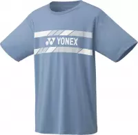 Yonex Tennisshirt Heren Lyocell/polyester Blauw Maat M
