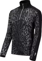 Falcon Wintersportpully - Maat XL  - Vrouwen - zwart/donkergrijs