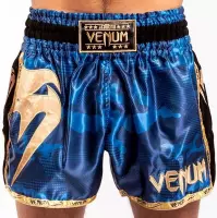 Venum Giant Camo Muay Thai Kickboks Broekje Blauw Goud Maat Venum Kickboks Muay Thai Shorts: S - Kids 9/10 Jaar | Jeans maat 28