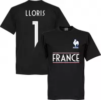 Frankrijk Lloris Keeper Team T-Shirt - Zwart - L