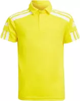 adidas - Squadra 21 Polo Youth - Voetbal Polo - 164 - Geel
