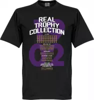 Real Madrid Trophy Collection T-Shirt - Zwart - XXL