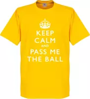 Keep Calm And Pass The Ball T-Shirt - M
