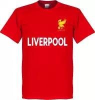 Liverpool Retro T-Shirt - Rood - S