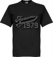 Awesome Since 1979 T-Shirt - Zwart - M