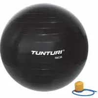 Tunturi Fitnessbal - Gymball - Swiss ball - 55 cm - Incl. pomp - Zwart