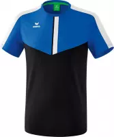 Erima Sportshirt - Maat 128  - Unisex - blauw/zwart/wit