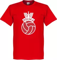 Polen Vintage Logo T-Shirt - Rood - L