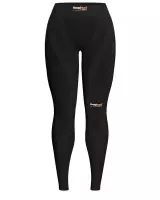 Knapman Ladies Zoned Compression Long Pants 25% Zwart | Compressiebroek lang (Legging) voor Dames | Maat L