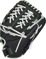 Worth Shutout Keilani Fastpitch Softbal Handschoen - voor linkshandige werper - 12 inch - zwart/wit