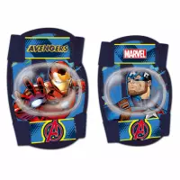 Disney Beschermset Avengers Junior Foam Blauw 4-delig Maat S
