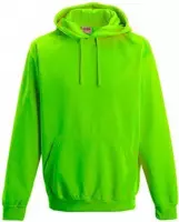 Electric hoodie, Kleur Electric Groen, Maat L