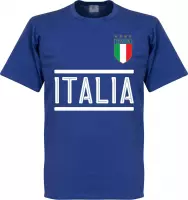 Italië Team T-Shirt - Blauw - S