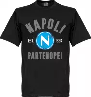 Napoli Established T-Shirt - Kinderen - Zwart  - 128