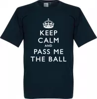 Keep Calm And Pass Me The Ball T-Shirt - M