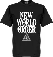 New World Order T-Shirt - Zwart - M