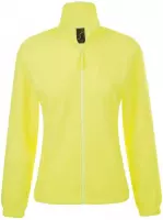 SOLS Dames/dames North Full Zip Fleece Jacket (Neon geel)