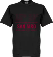 AC Milan San Siro Coördinaten T-Shirt - Zwart - M