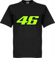 Valentino Rossi 46 T-Shirt - Zwart  - XXXL